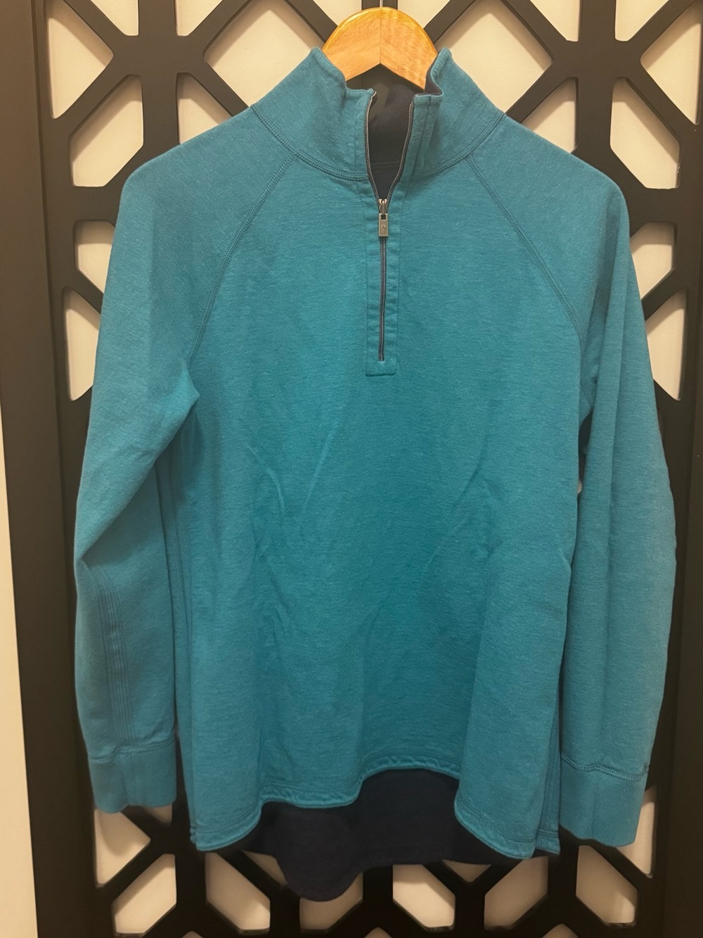 Tommy Bahama Teal Quarter-Zip Pullover Sweater